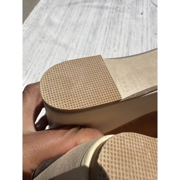 Reike Nen Wedge 9 / 40 Beige Leather Colorblock Lace-Up Ankle Boots Adult Womens - Picture 12 of 16